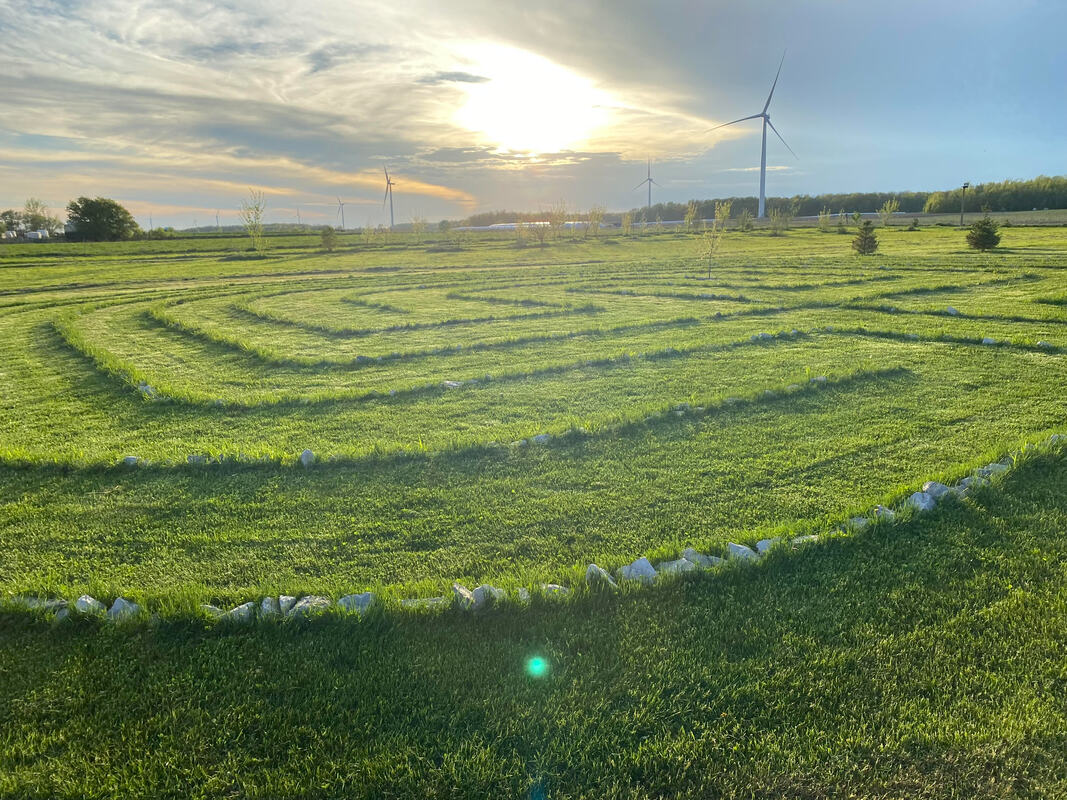 The labyrinth at AB Healing, Where Heaven Meets Earth